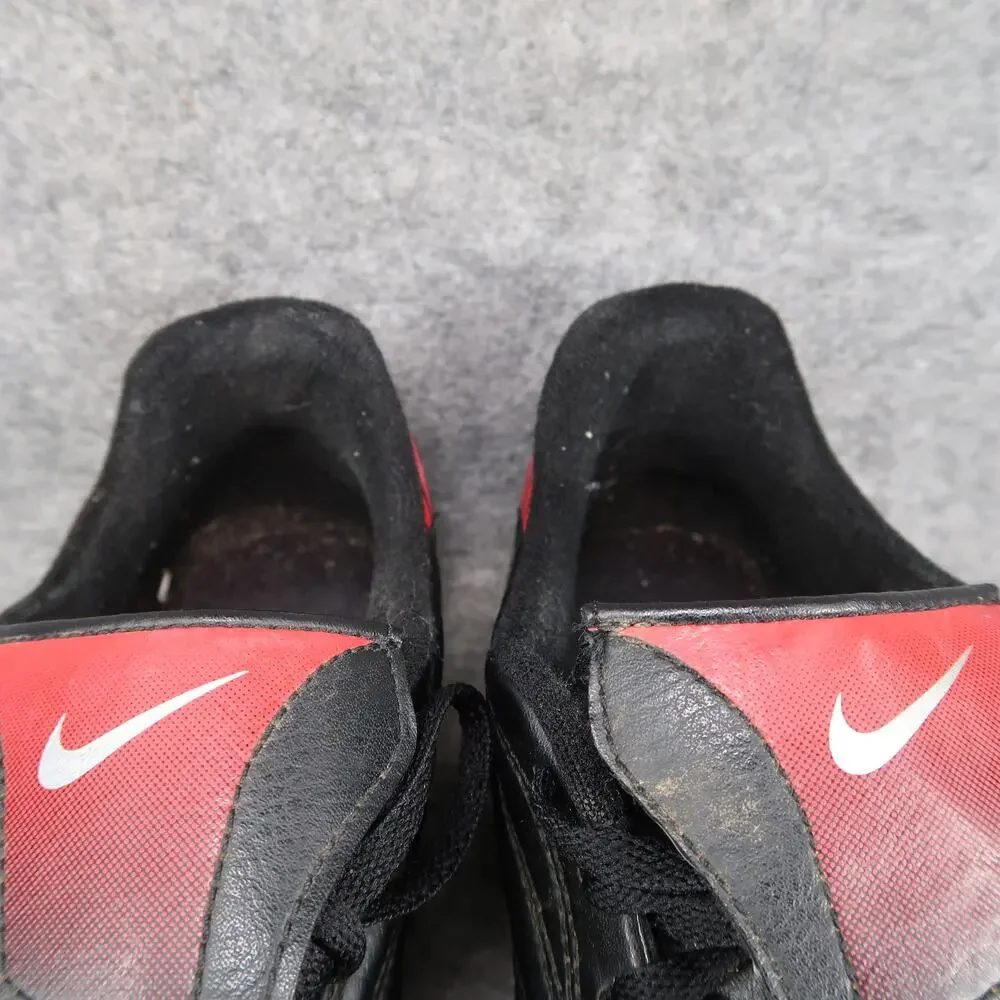 Nike Shoes Mens 7.5 Soccer Football Cleats Premier II FG Leather Black Red Logo